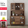 GULEJAR new Chinese style sideboard wine cabinet sideboard preparation cabinet multifunctional living room tea kitchen cupboard wall large capacity storage cabinet solid wood panel length 106 width 40 height 200CM