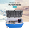 ICERS high-quality 100L wheeled PU insulated box pharmaceutical refrigerator biological reagent transfer box sea fishing box 100L (PU 6-sided foam) + 400ml ice pack * 20 6-sided PU with temperature display (refrigerated 48-72H)