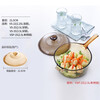 Corning (VISIONS) American Corning glass pot special transparent glass pot lid heat-resistant pot lid 0.8L crystal pot, 1L single handle pot special