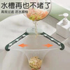 Qianke kitchen filter sink drain rack leftovers triangle hanging mesh pour filter rack residue filter artifact 203 filters