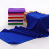 Microfiber absorbent cleaning towel car towel hotel barber shop rag white towel labor protection 30.70 thick blue 65g