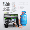 Lishi gasoline generator 220V household small single-phase 3KW/2/5/8/10 kilowatt three-phase electricity 380V outdoor stall 1500W manual gasoline 220V