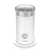 T-Colors electric milk frother, fully automatic milk frother, hot and cold home coffee latte art, heated milk mixing cup, white