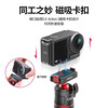 Ulanzi DJI Action4/5Pro Sports Camera Handheld Selfie Extension Rod Tripod Halter Neck Bracket Rabbit Cage Head Magnetic Quick Release Base Accessory DJI Action5/4/3 MT-50 Magnetic Tripod
