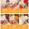 Fully suitable manual meat grinder, multi-functional household sausage enema machine, hand-cranked small vegetable mincer, stainless steel blade grinder