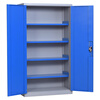 Zhang Shi Yijia Blue Heavy Tool Organizing Cabinet Workshop Iron Cabinet with Hanging Plate Steel Information Cabinet 1800*1000*500