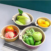 Iron Islands 6-piece set of double-layer drain basket kitchen drain basket household multi-functional vegetable basket storage basket vegetable basket small + medium + large 6-piece set - mixed color 3L