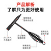 Niuxiang electric welder's special slag hammer spring double-headed electrician's fitter's special sharp hammer for welding slag welder rust hammer planer multi-function 300g welding hammer