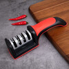 Chuyi household knife sharpener kitchen whetstone multi-functional kitchen knife scissors knife quick grinder four-stage knife sharpener