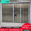 Fugro Shield sliding gate folding household stainless steel aluminum alloy telescopic left and right push-pull anti-theft door balcony stainless steel sliding gate custom size