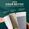 Baicaoyuan disposable paper cup business office coffee cup anti-scalding double-layer insulated corrugated cup 280ml*50 pieces style gray