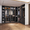 Oubli wardrobe customization, light luxury modern walk-in closet, bedroom wardrobe customization, one cabinet to top wardrobe storage cabinet, customization gold, actual payment can be deducted from the equal amount of payment