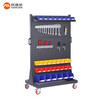 Corini cold-rolled steel heavy-duty tool rack workshop material rack hardware tool wall hanging panel display rack hole board storage rack storage rack black gray JZKAM-2624P-249 can be customized