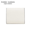 Pierre Cardin Women's Wallet Cowhide Short Card Holder Women's Coin Purse Gift Box Valentine's Day Gift for Wife