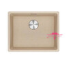 Franke Franke sink single sink granite stone sink undercounter basin multi-color MRG110-52 oatmeal color
