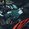 MONSTER PARK motorcycle riding gloves for men, anti-fall, wear-resistant, touch-screen motorcycle riding equipment for women, summer, black L