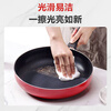 SUPOR frying pan, non-stick frying pan, cooking pan, steak pan, pancake pan, household pan, deep body, with lid, induction cooker, gas universal, 26cm