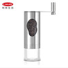 Likuai hand grinder coffee machine imported from Germany, hand-cranked bean grinder, manual coffee bean grinding machine, portable coffee machine, stainless steel color