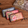 Orpheus Original Retro New Women's Wallet Genuine Leather Clutch Long Large Capacity First Layer Cowhide Wallet Fashion Wallet Women Red