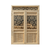 Dongyang wood carving antique doors and windows hollow flower grilles ancient building solid wood old-fashioned wooden doors sliding doors Chinese flower window partitions customized products contact customer service