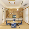 Oshima Yuda Beijing-Tianjin-Hebei tatami customized solid wood whole house customized integrated bed wardrobe integrated bookshelf small apartment stepping rice floor simple modern integrated tatami bed Pinus sylvestris plug board/square meter