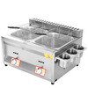 Yushang deep fryer, outdoor stall, gas Malatang, Oden machine, large-capacity deep-fried skewers, noodle cooker, fried chicken steak, thickened three pots + three oden cookers