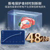 Snow Dream Freezer Commercial Household Horizontal Freezer Large Capacity Refrigerated Display Cabinet Commercial Freezer Large Capacity Freezer Commercial Freezer 728 Copper Tube Single Temperature Intelligent Control 1.73 Meters