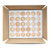Pearl cotton egg tray native egg packaging box for express delivery, shock-proof and anti-fall packaging special box 60 pieces medium egg tray + carton