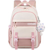 Edison invented schoolbags for junior high school students and high school students to reduce burden and protect spine for boys and girls with high appearance k013-3 pink