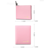 Kangaroo light luxury simple leather wallet women's short ins Chinese Valentine's Day simple fashion small coin purse women's thin red