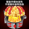 Hongyi Western Kitchen popcorn machine for commercial stalls, new fully automatic machine, electric popcorn popcorn puffer, popcorn machine, roof red popcorn machine - with insulation