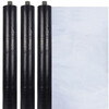 Silver and black two-color mulch film, new material, thickened insect-proof reflective mulch film, weeding film, thermal insulation agricultural mulch film, silver and black 10 pounds, 1.2 silk, thick, 1.2 meters wide, 260 meters long