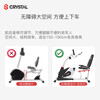 CRYSTAL horizontal exercise bike for middle-aged and elderly people, rehabilitation training bicycle, training equipment for paralyzed patients with cerebral infarction, deluxe version, both hands and feet