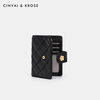 CinvaiKrose Bags Women's Bags Wallet Women's 2025 New Genuine Leather Wallet Niche Design Multi-Card Slot Coin Purse Black