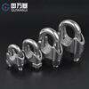 Guwanji 304 stainless steel wire rope chuck chuck U-shaped clamp rolling head wire wire clamp clamp lock rope tightener 304 material M10 1 piece