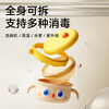 Imperial Pet Big Eyed Cute Baby Food Bowl Children's Water Insulated Bowl Suction Cup Bowl PPSU Tableware Clo Yellow