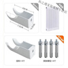 Chaoyu steel radiator hook fixed bracket pendant steel two-column 50-tube 60-tube accessories complete set of fixed hook clips steel two-column 60-tube hooks a set of four 0mm