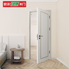 Oupai (OUPAI) Oupai wooden door paint-free composite silent door interior door bedroom door set door OPMA-2401J-C Crescent White