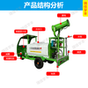 Ruijia Xuefeng sprinkler truck construction site new energy electric three-wheel fog cannon for greening, environmental protection and disinfection engineering vehicle dust removal fog cannon truck 1.5 cubic meters electric remote control five-in-one