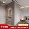 Mag Mag Mag customized wardrobe bedroom cream style corner swing door wardrobe cloakroom custom combination prepayment