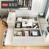 Sophia tatami customized bedroom tatami bed cabinet integrated bed frame desk study table wardrobe storage whole house customized reservation deposit (can be deducted from the purchase price)