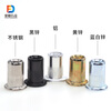 Feide large side vertical stripe rivet nut 304 stainless steel large side aluminum alloy cylindrical pull cap nut M3-M12 M6 stainless steel 304 (50 pieces)