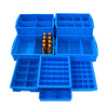 Liwang POWERKING divided format parts box 585*380*137 divided into four compartments blue warehouse storage screw shelf storage hardware accessories material tool box