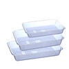 Acrylic transparent plastic square plate commercial stewed vegetables cooked cold dishes spicy soup tray freezer display rectangular plate transparent 9986#