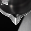 Bincoo swan latte art jar with pointed mouth embossed professional coffee latte art stainless steel milk foam cup oblique mouth latte art cup