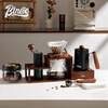 Bincoo hand-brewed coffee set hand-grinded coffee machine hand-brewed pot glass filter cup storage household wooden stand
