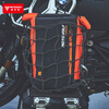 MOTOWOLF motorcycle waterproof backpack helmet bag full helmet motorcycle riding motorcycle rainproof large capacity rider bag orange