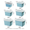 Quanweijia (manufacturer direct sales) extra large storage box thickened plastic box miscellaneous storage box large capacity outdoor storage box Youth Blue 60# suitcase length 41 width 28 height 23 cm