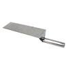 Stainless steel large steel handle shovel, pancake shovel, teppanyaki barbecue shovel, hand cake, steak frying shovel, flat frying shovel, large cake shovel
