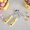LOCK&LOCK children's fork and spoon set imported stainless steel elementary school tableware, universal for boys and girls, 2-piece fork and spoon set
